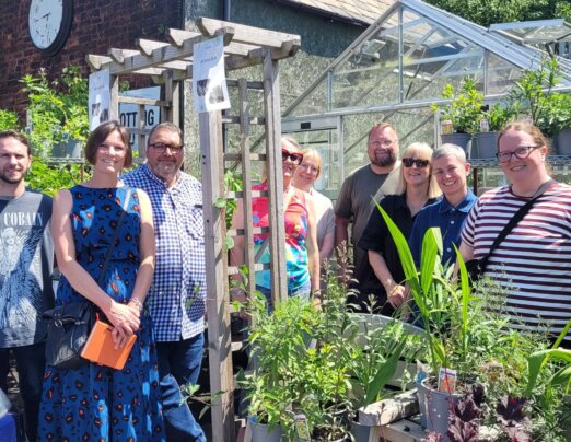 Visit from charity leaders