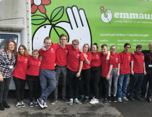 Youngsters Team up to support Emmaus Burnley