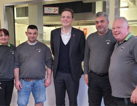 Burnley MP visits