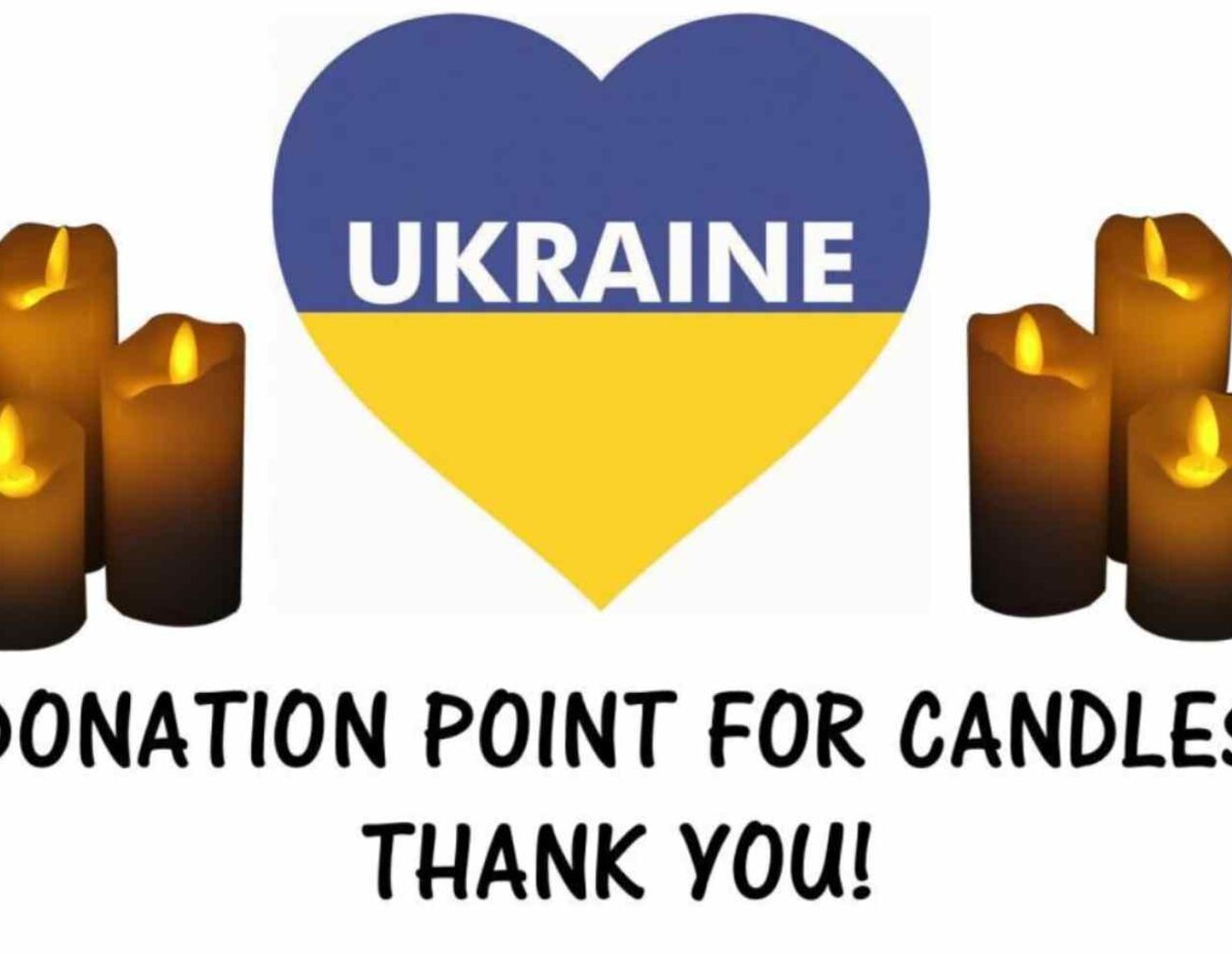 UKRAINE: The Russians are dropping bombs but we’re dropping candles