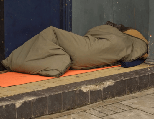 ONS research shows that homelessness is still an issue in Essex