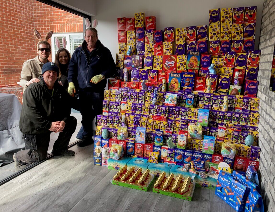 Donating Easter Joy to Families