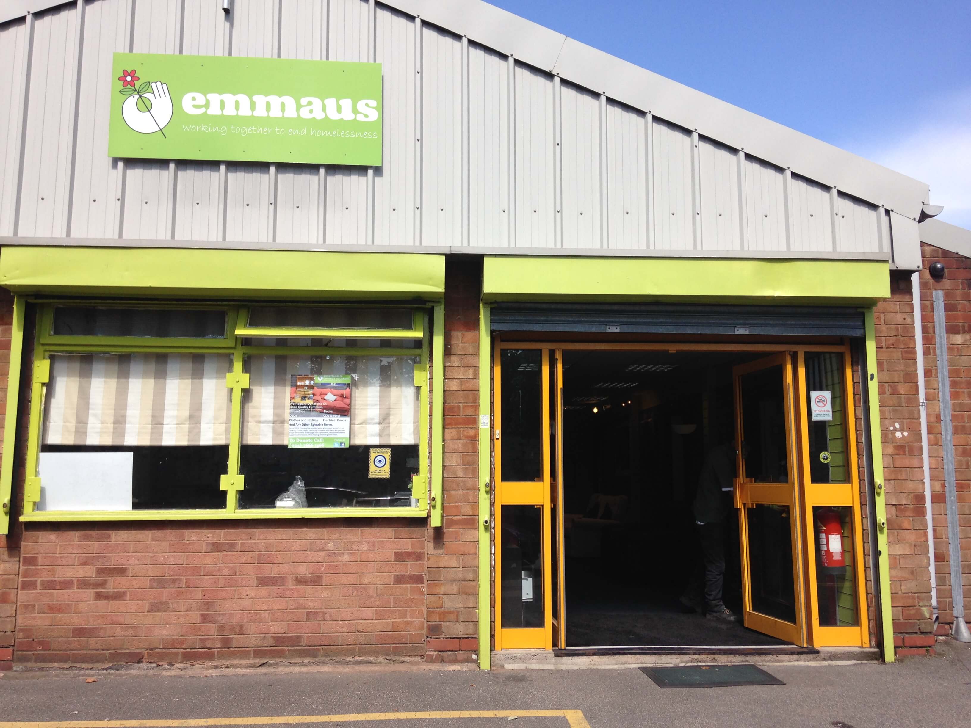 Shop reopens 12 April Emmaus Coventry & Warwickshire