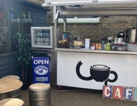 Our new café is now open