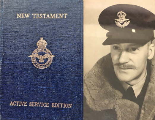 WWII RAF pilot’s Bible found in Dover charity shop reunited with Scottish family ahead of VE Day 80th Anniversary
