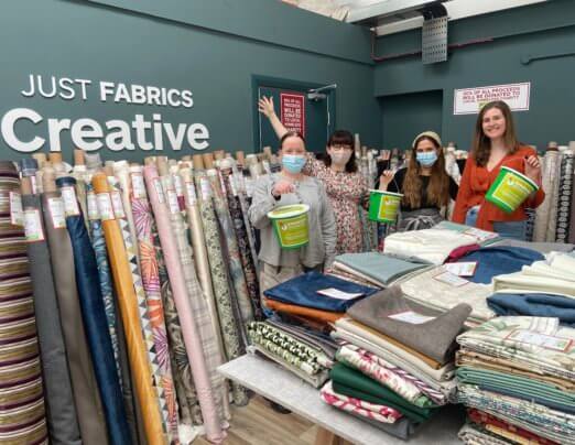 £4000 Just Fabrics donation