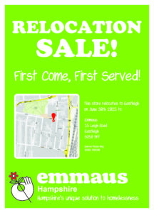 relocation sale poster
