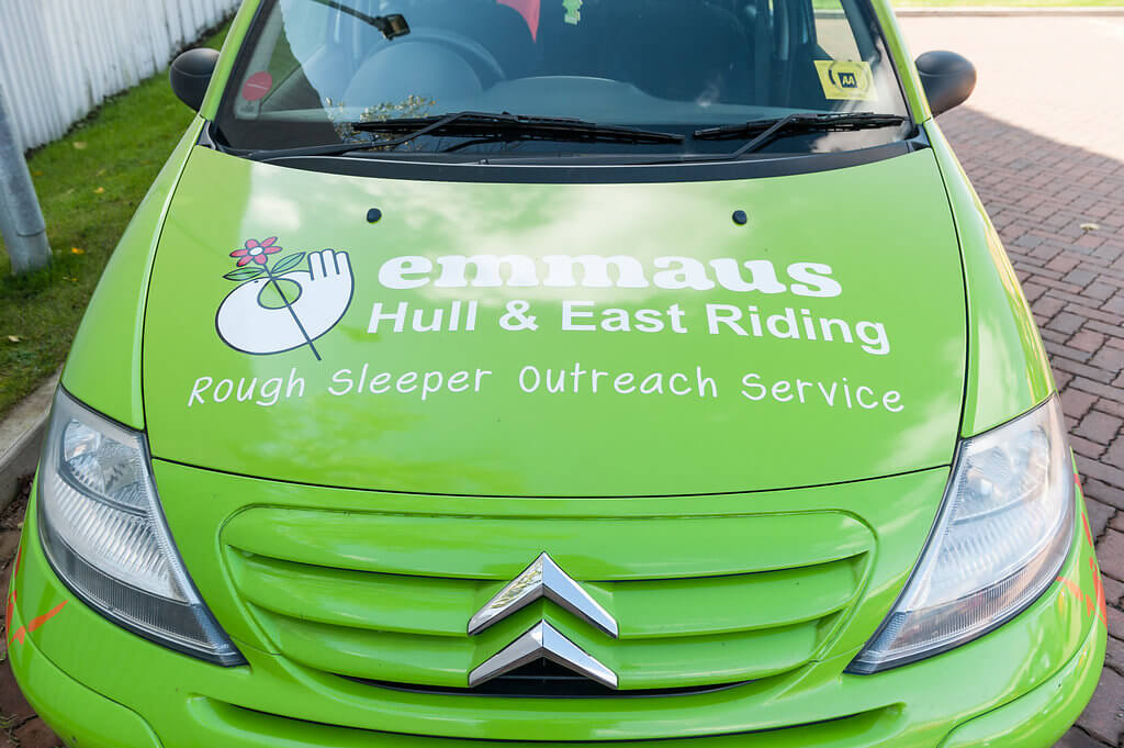 Homeless outreach Emmaus Hull & East Riding