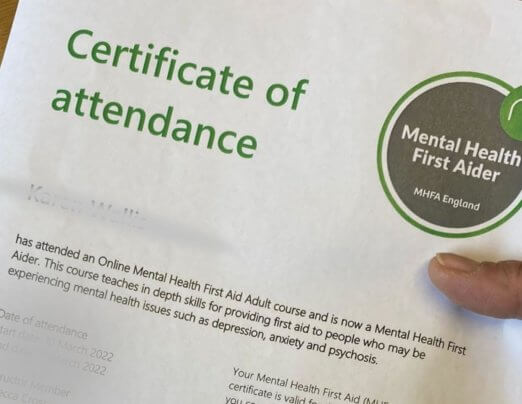Mental Health Training Boost
