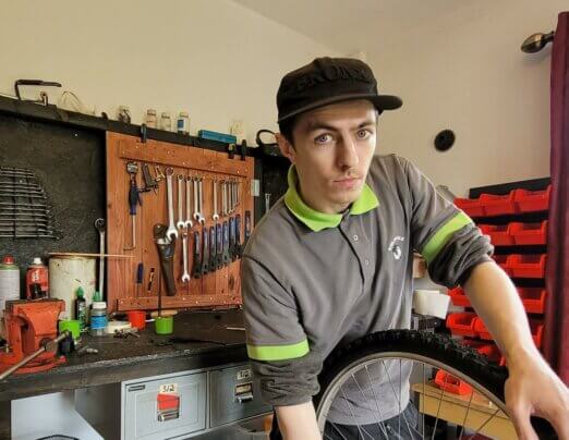 Repaired bikes