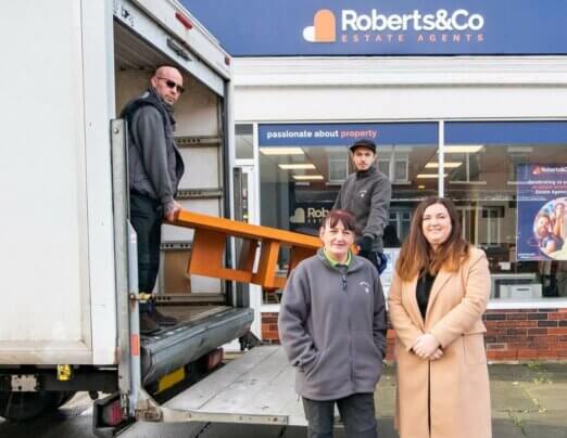 Estate agents donate