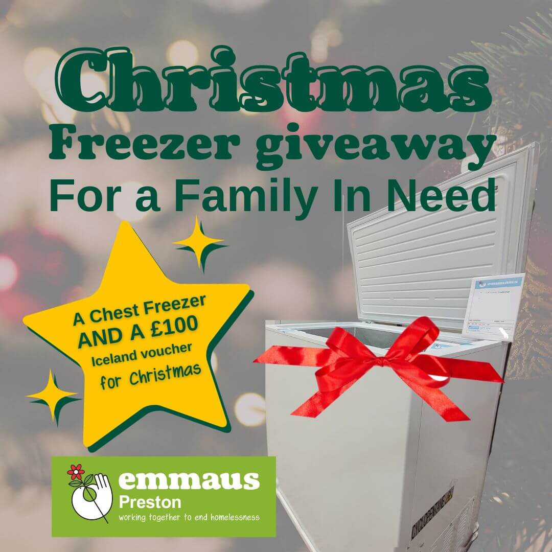 Freezer Raffle Freezer Giveaway For Family In Need -Emmaus Lancashire