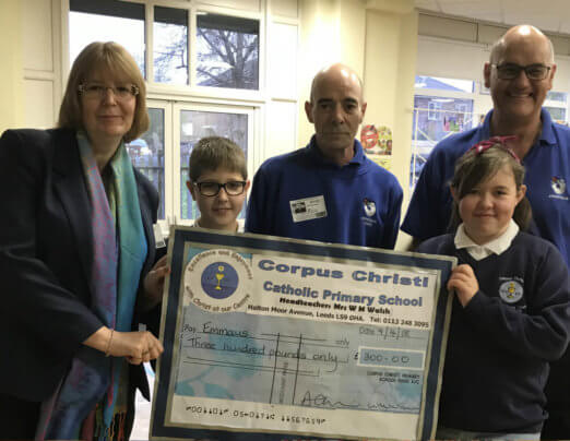 Corpus Christi pupils support Emmaus Leeds