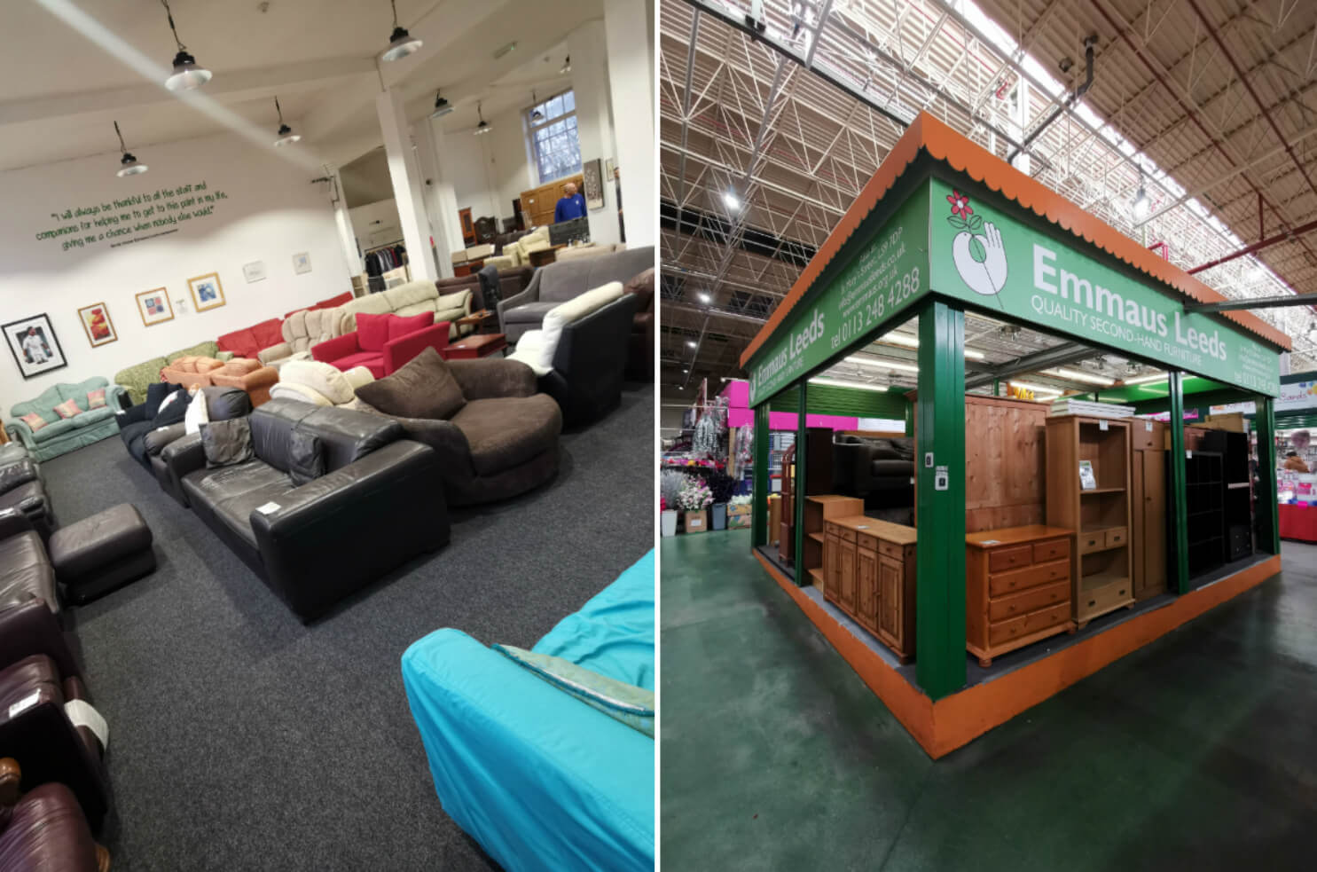 Charity stores reopen Emmaus Leeds News