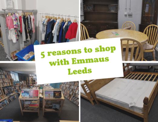 Five reasons to shop with Emmaus Leeds