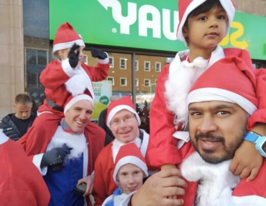 Santa Run raises over £700