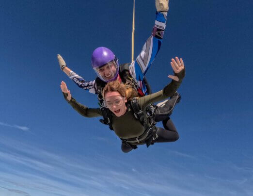 Skydivers raise over £12,000