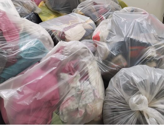 Help us reduce waste from unusable clothing donations