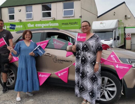 £10,000 Lottery funding for new car