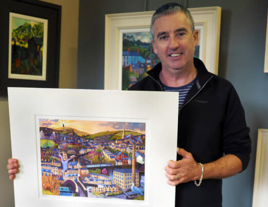 Artist Chris Cyprus gifts ‘Old Milltown’ print and puzzles