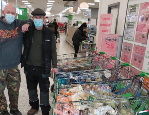 Companions benefit from big supermarket sweep