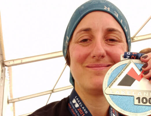 Vicky completes second 100-mile fundraiser