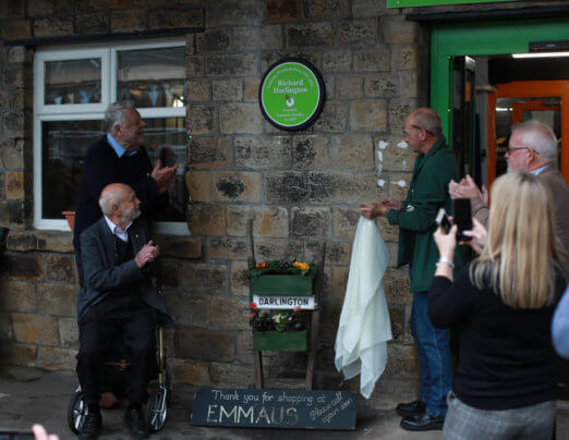 Green plaque unveiled for Richard Darlington
