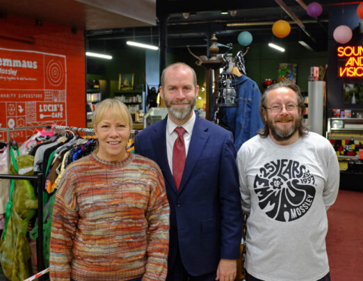MP Jonathan Reynolds revisits Emmaus Mossley