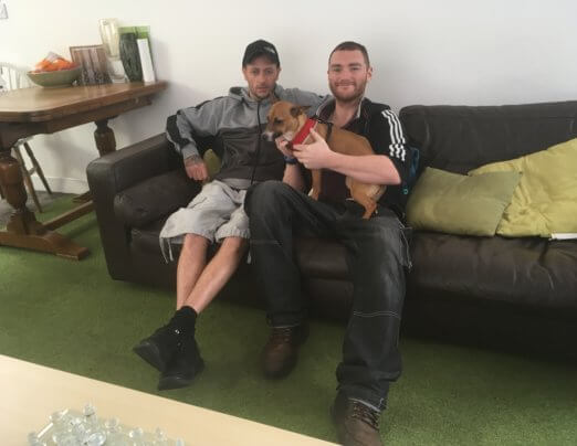 Emmaus North East fosters dog without a home