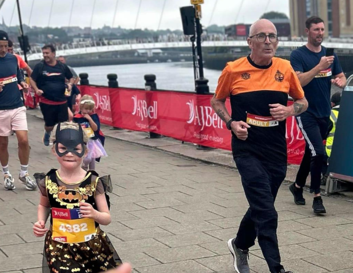 Running to end homelessness at the Great North Run 2025