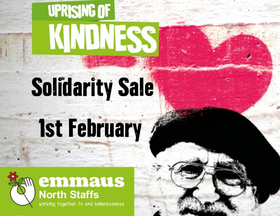 We’re supporting Emmaus’s international day of action with a solidarity sale in our shops   