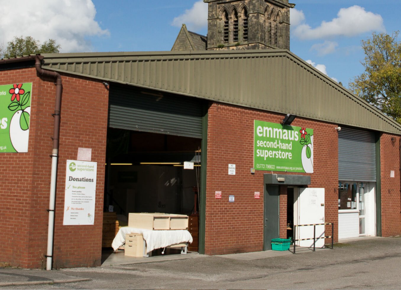 Donate Goods Emmaus Preston Homelessness Charity