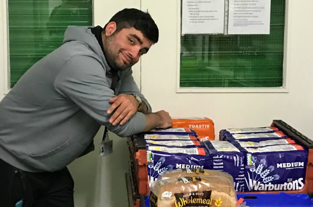 Damian in Lucie's Pantry