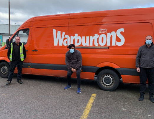 Warburtons donate 10,000 loaves of bread