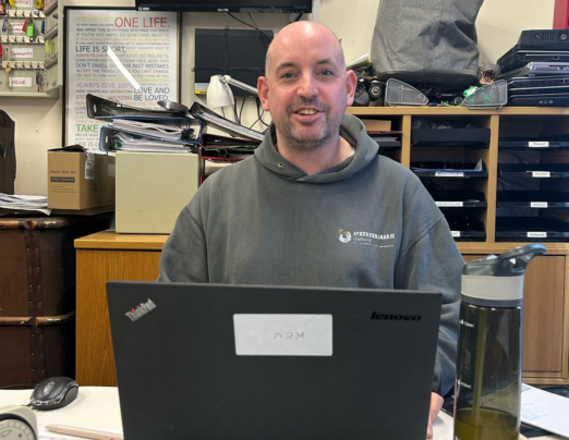 From homelessness to hired: former Emmaus Salford companion Kev lands IT job at the charity that changed his life