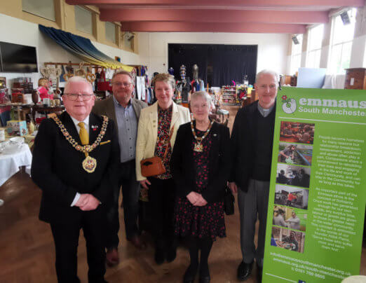 Lord Mayor visits Emmaus South Manchester