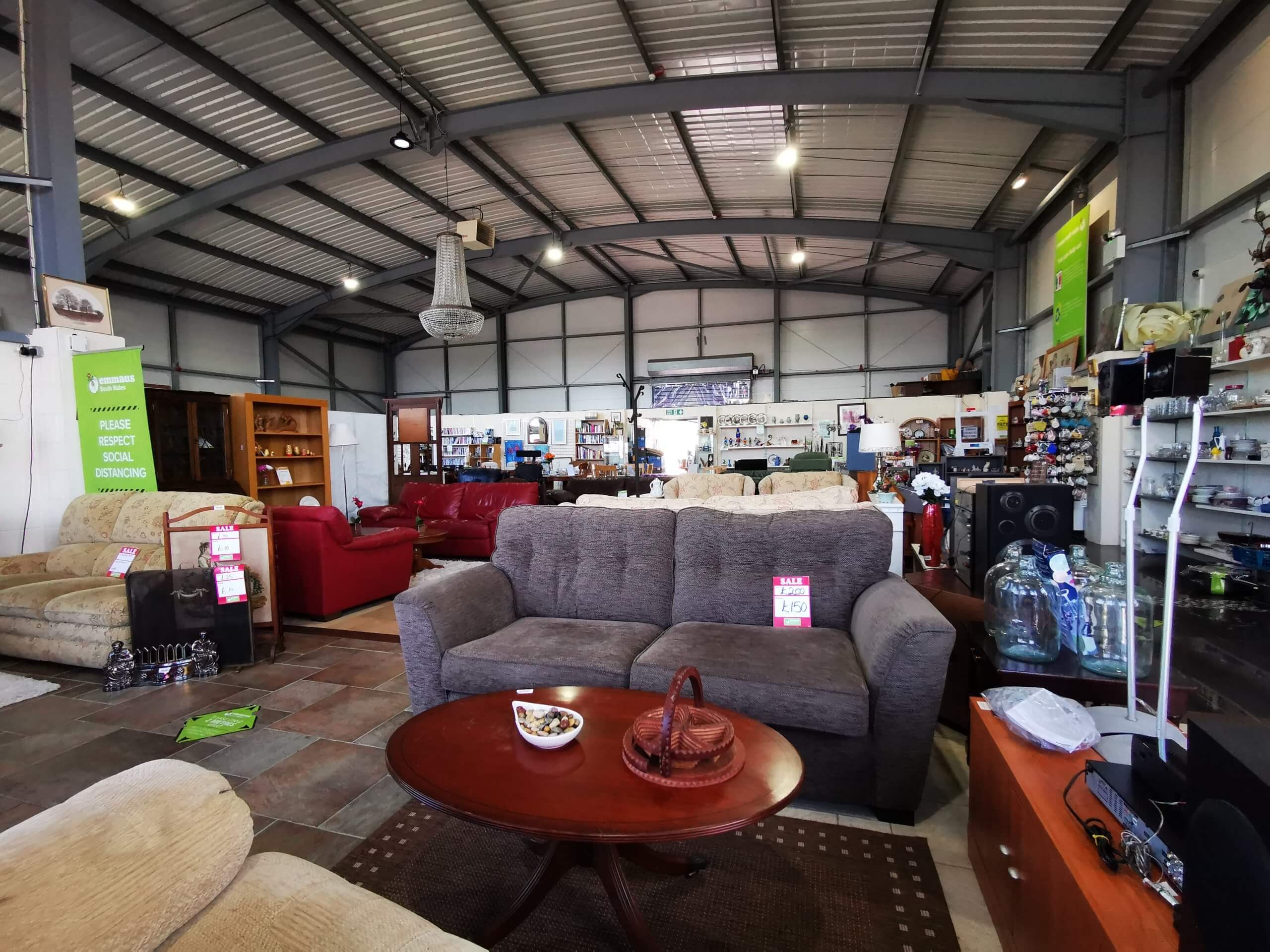 Our shops Emmaus South Wales