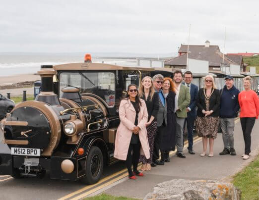 Lucie the Porthcawl Land Train takes to the roads