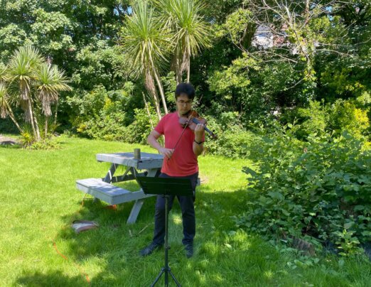 Freelance Violinist raises funds for Emmaus South Wales through charity concert