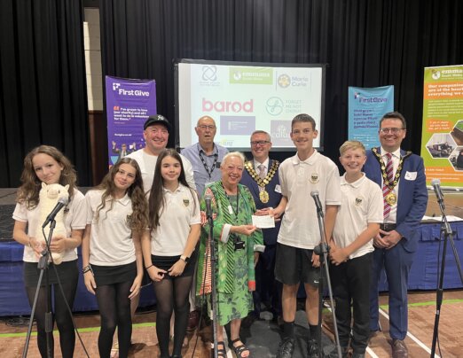 Emmaus South Wales celebrated at Bryntirion Comprehensive First Give school final