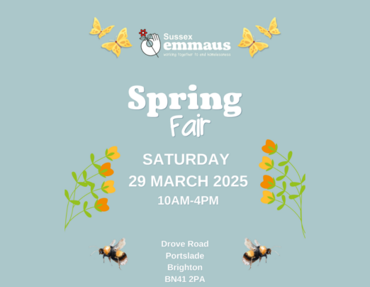 Sussex Emmaus invites the local community to a day of family fun at its annual Spring Fair