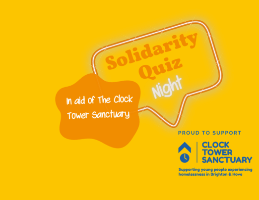 Test your knowledge at our Solidarity Quiz Night in aid of The Clock Tower Sanctuary