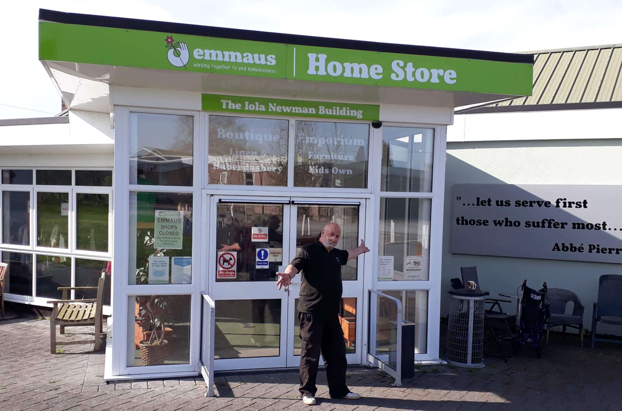 We're reopening 14 April Emmaus Village Carlton