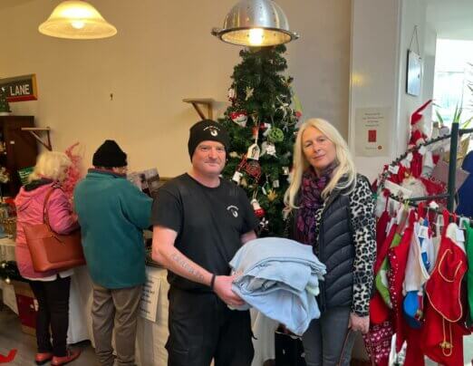 Care home’s generous blanket donation will help us to help vulnerable people this winter 