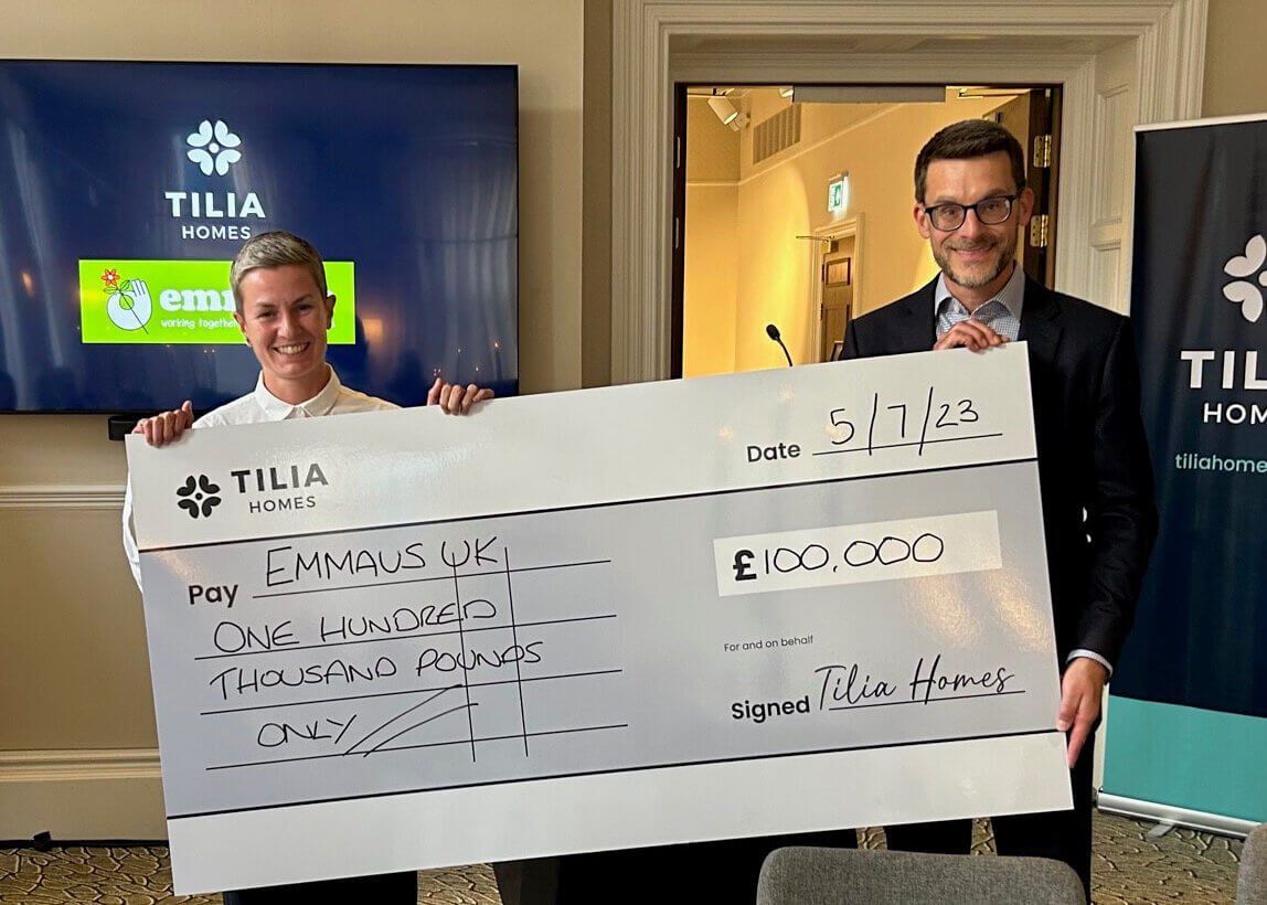 Tilia Homes announces second year of support for Emmaus